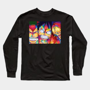 One Piece Zoro x Luffy x Sanji Long Sleeve T-Shirt